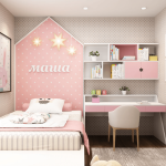 Phòng ngủ cho bé chứa đựng tuổi thơ của con