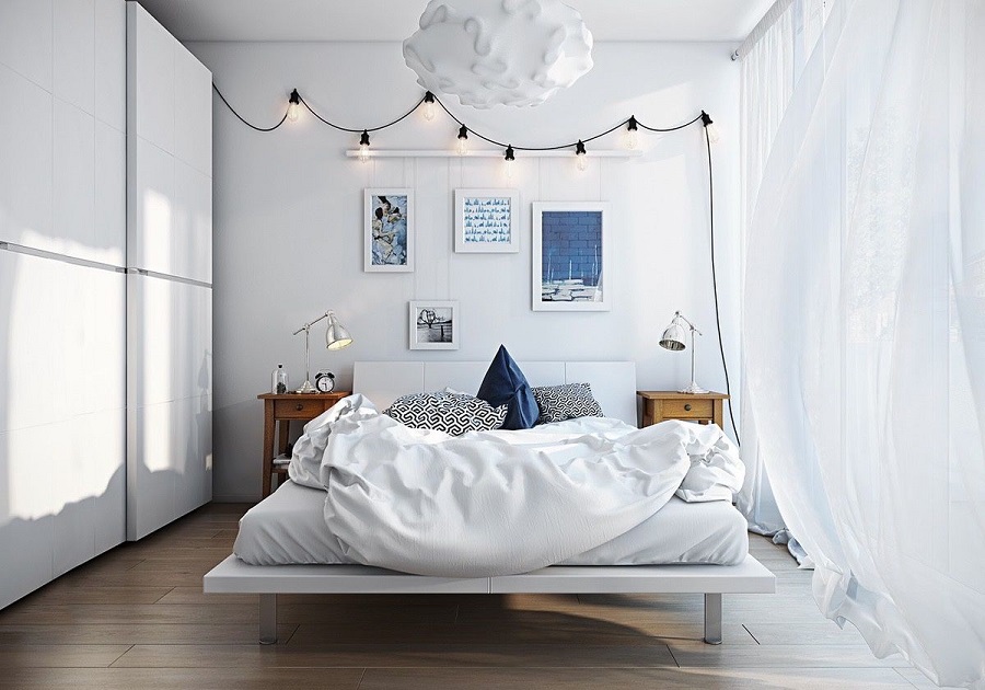Phòng ngủ cần được bố trí ánh sáng tự nhiên